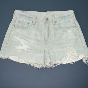 American Eagle super hi-rise festival shorts